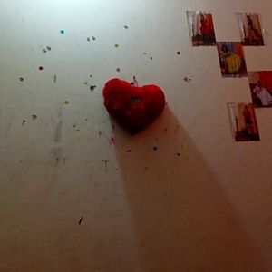 Heart shaped pillow